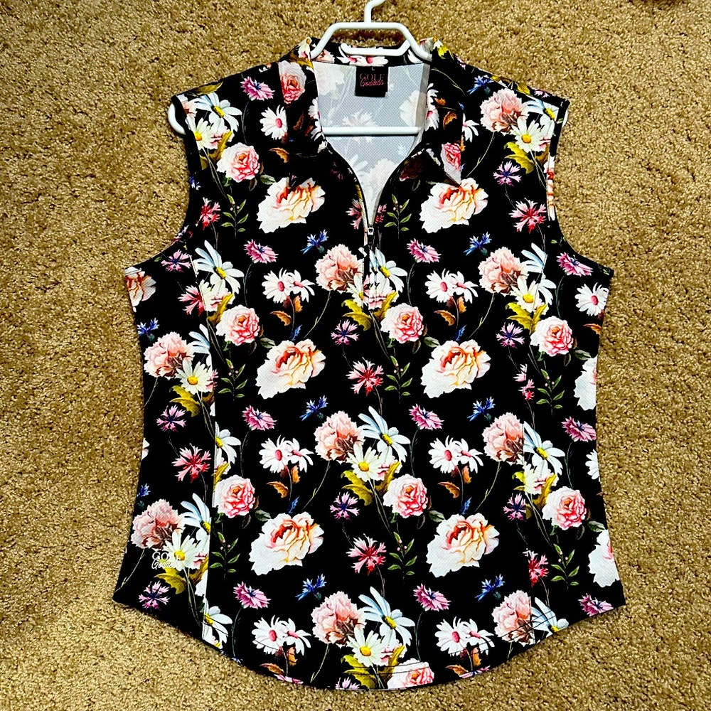 Floral Golf Polo